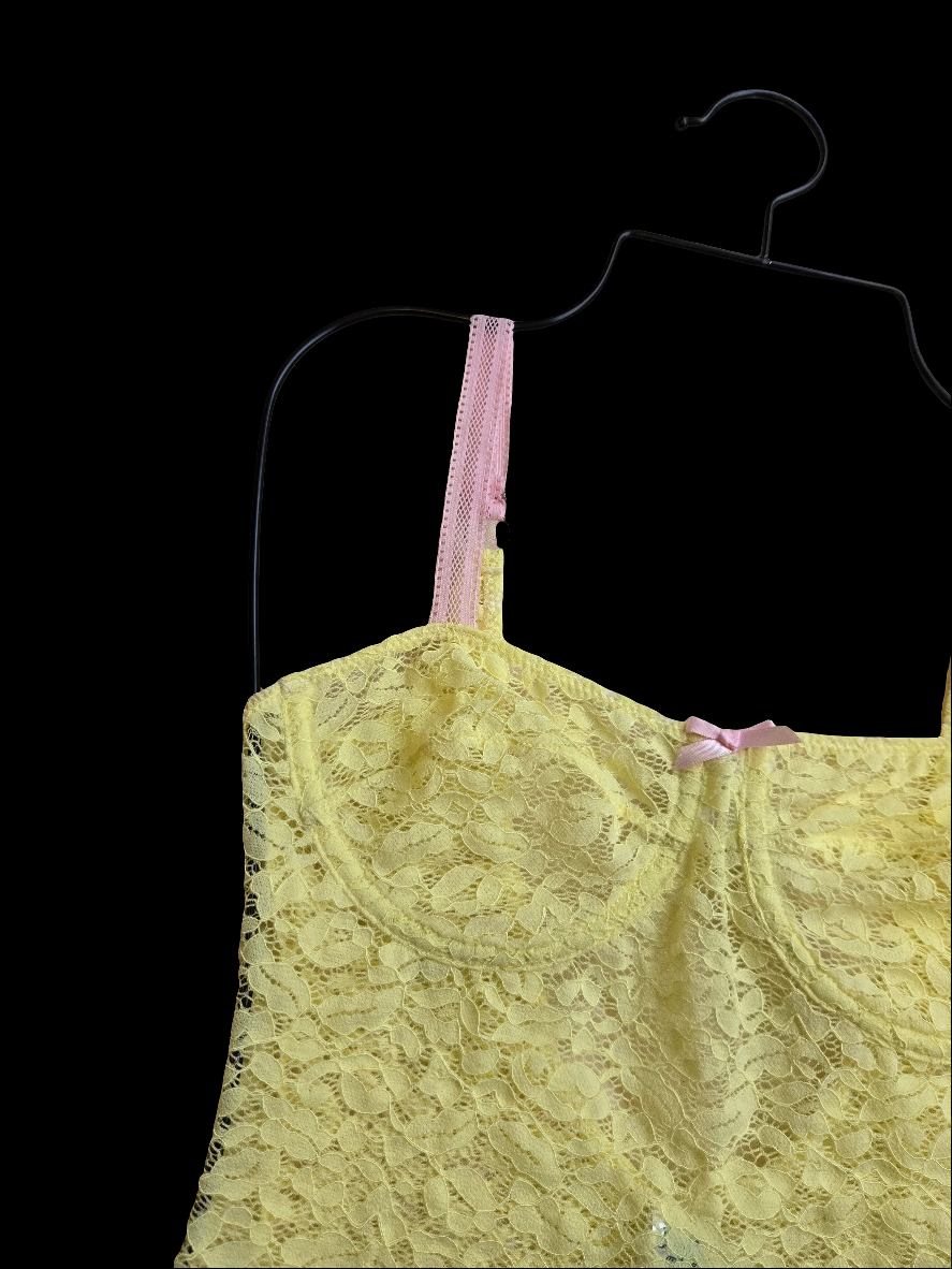 Cami yellow bodysuit